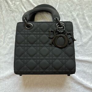 Lady Dior small matte black